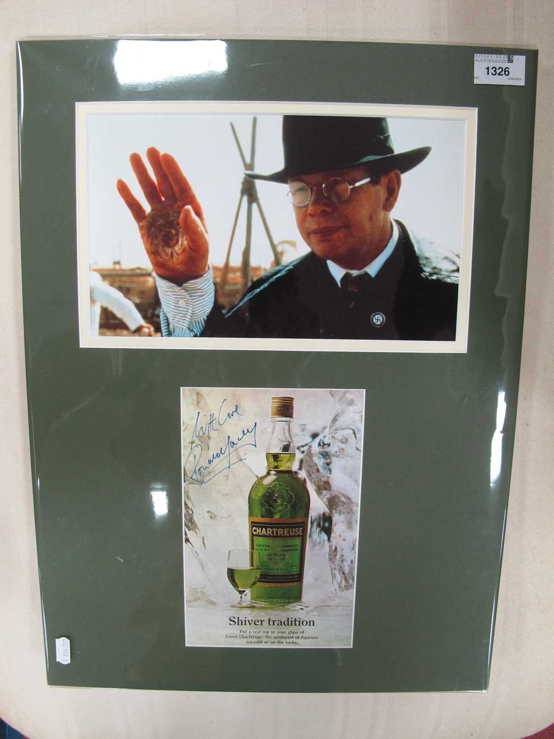 Lot 1326 - Raiders of the Lost Ark, Ronald Lacy autograph,...