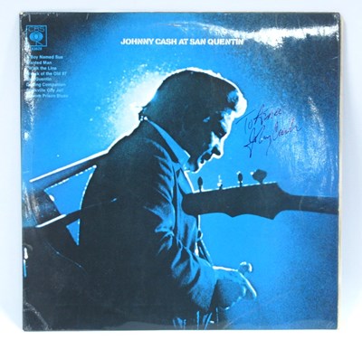 Lot 1254 - Johnny Cash, Autograph, pen signed...