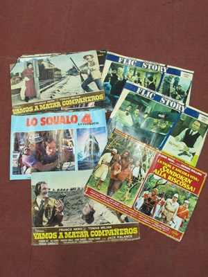 Lot 1337 - Foreign Film Posters, including Jaws, Flic...