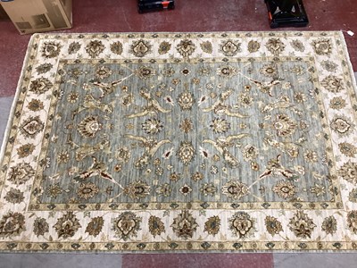 Lot 1501 - Indian Wool Rug 'Gazni' with foliate design,...