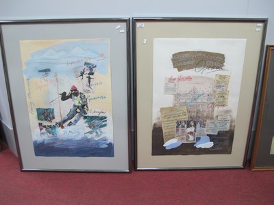 Lot 1415 - James Hussey, 'Sting 3' and 'Opera 251', a...