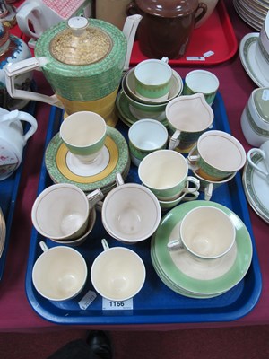 Lot 1166 - Tunstall Part Tea Service, comprising teapot,...