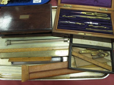 Lot 1371 - Drawing Instruments in Rosewood Boxes, P....