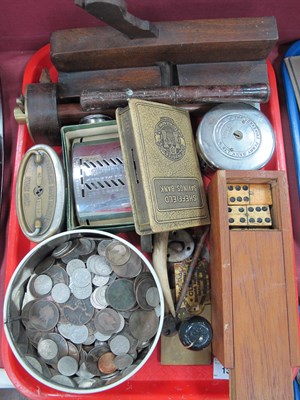 Lot 1357 - One Tin of Mixed XIX Century and Later coinage,...