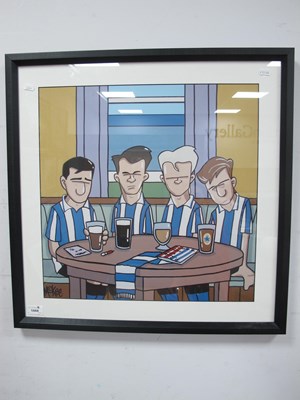 Lot 1444 - Pete McKee Print, "Wednesday Legends 93" 49 x...