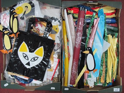 Lot 1075 - Handmade Shopping Bags, of a cat, ladyhird....