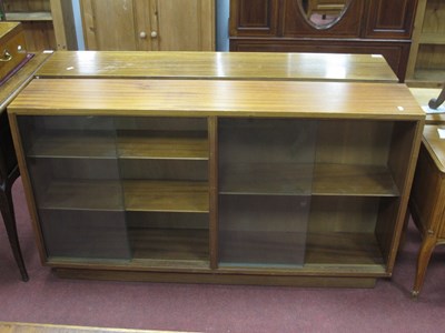 Lot 1494 - Pair of Teak Book Cases, circa 1970's with...