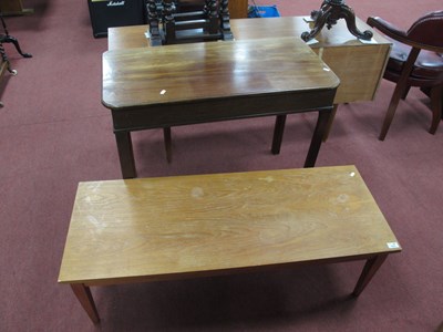 Lot 1532 - XIX Century Mahogany side Table (adapted), on...