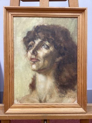 Lot 1225 - ALYS WOODMAN (1897-1987) *ARR Portrait Study...