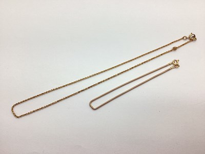 Lot 232 - A 9ct Gold Snake Link Chain Bracelet, (3grams);...