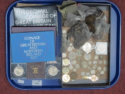 Lot 1294 - Coinage - 15 shillings of pre-1947 silver,...