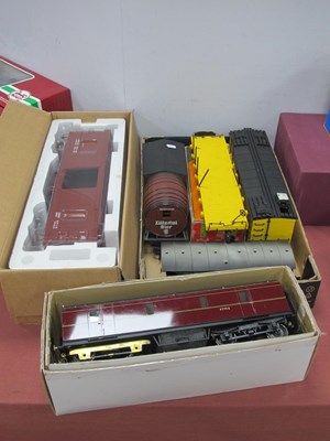 Lot 327 - Five "G" Gauge Unoxed Items of Rolling Stock,...