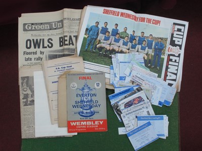 Lot 882 - Sheffield Wednesday 1966 F.A Cup Final Railway...