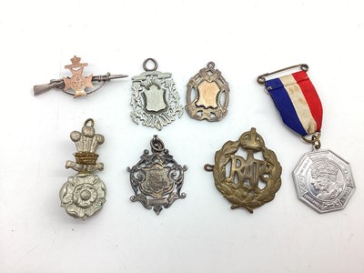 Lot 474 - WWI Part Silver Royal Rifle Corps Sweeheart...