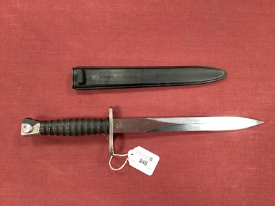Lot 345 - Swiss Model 1957 Bayonet, with manufacturer...
