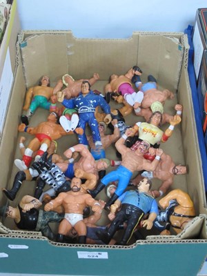 Lot 524 - Twenty Two Circa 1990's WWF Plastic Action...