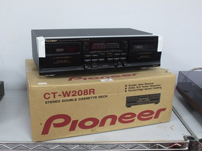 Lot 433 - Pioneer CT-W208R Cassette Deck, as new unused,...