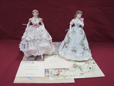 Lot 1276 - Royal Worcester Figurines 'Royal Debut' and...