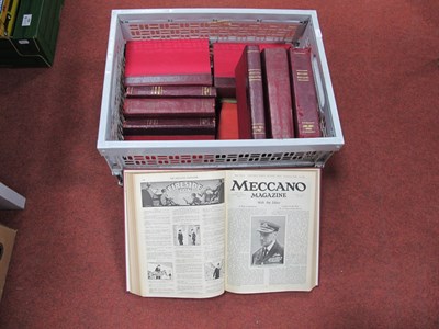 Lot 450 - Fifteen Bound Volumes of Meccano Magazine,...
