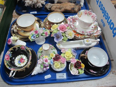 Lot 1113 - Noritake, Paragon and Doulton Cabinet China,...