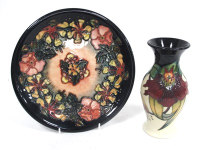 Lot 1163 - A Moorcroft Pottery Plate, of circular form,...