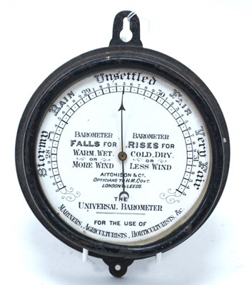 Lot 1359 - Aitchison & Co 'The Universal Barometer', with...