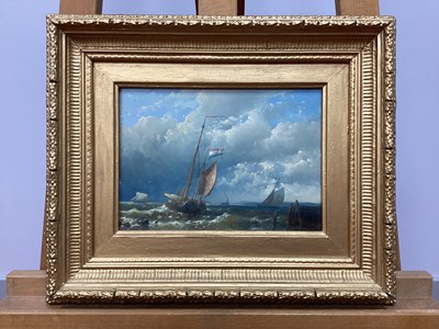 Lot 1213 - ATTRIBUTED TO THOMAS LUNY (1759-1837) Sailing...