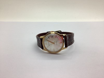 Lot 114 - Garrard; A 9ct Gold Cased Gent's Wristwatch,...