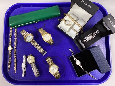 Lot 21 - Ladies and Gent's Wristwatches, including DKNY,...