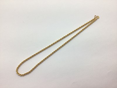 Lot 212 - A Modern 9ct Gold Ropetwist Chain, (4grams).