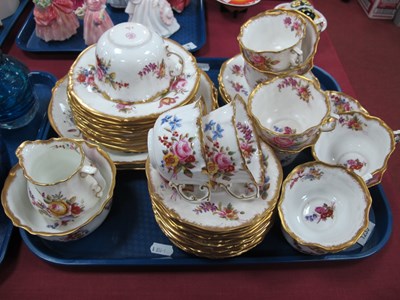 Lot 1233 - Hammersley China Teaware, pattern 12668...