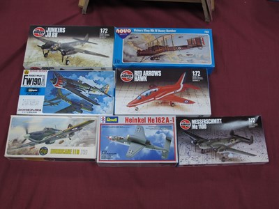 Lot 745 - Seven 1:72nd scale plastic model military...