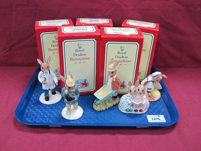 Lot 1275 - Royal Doulton Bunnykins Figures - Boy Skater,...