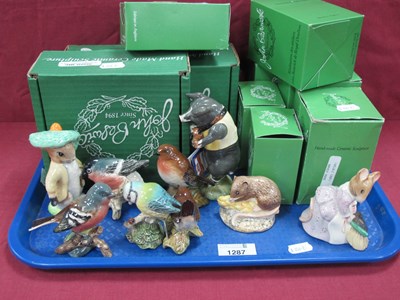 Lot 1287 - Beswick Figures - Pig Musician, Christopher,...