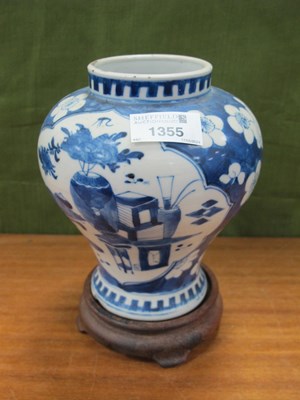 Lot 1355 - Oriental; A Chinese Vase, of inverted baluster...