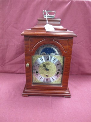 Lot 1432 - Hermle Westminster Chimes Carriage Clock, 22cm...