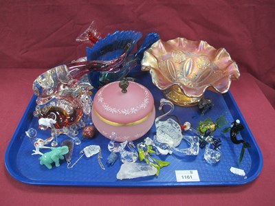 Lot 1161 - Dolphin Figures, Carnival bowl, friggers,...