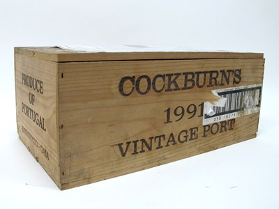 Lot 1413 - Port - Cockburns Vintage Port 1991, 6 bottles...