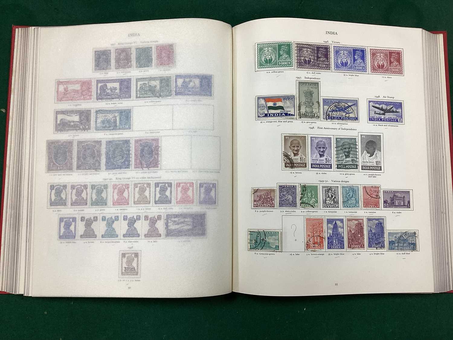 Lot 638 - A King George VI Stanley Gibbons Stamp Album,...