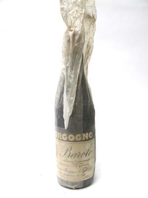 Lot 1435A - Wine - Barolo Riserva 1961 Borgogno, 700ml.