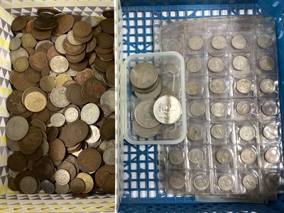 Lot 424 - Large Collection Of GB And World Coins,...