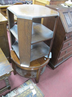 Lot 1555 - 1920's Walnut Coffe Table, with a circular top,...