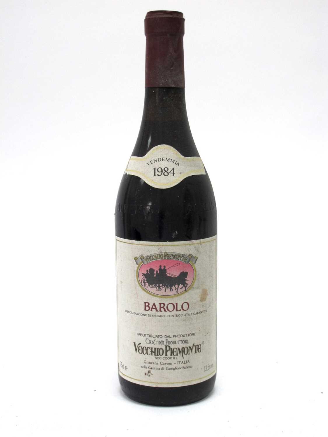 Lot 1420 - Wine - Barolo Vecchio Piemonte Vendemmia 1984,...