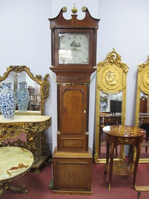 Lot 1604 - Early XIX Century Oak Mahogany Thirty Hour...