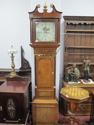 Lot 1625 - Early XIX Century Oak Mahogany Thirty Hour...