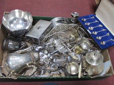 Lot 1155 - Silver Plate Items, to include tea pots,...