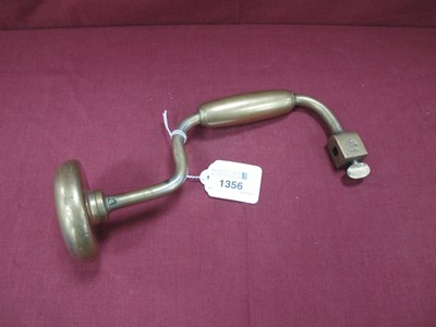 Lot 1356 - Military Brass Hand Drill, stamped Osler1918...