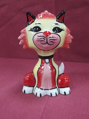 Lot 1284 - Lorna Bailey - Sheba the Cat, 14cm high.