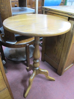 Lot 1560 - Ercol Pedestal Table, with a circular top,...