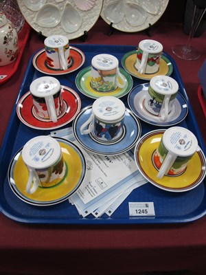 Lot 1245 - Wedgwood 'Clarice Cliff' Cafe Chic Espresso...